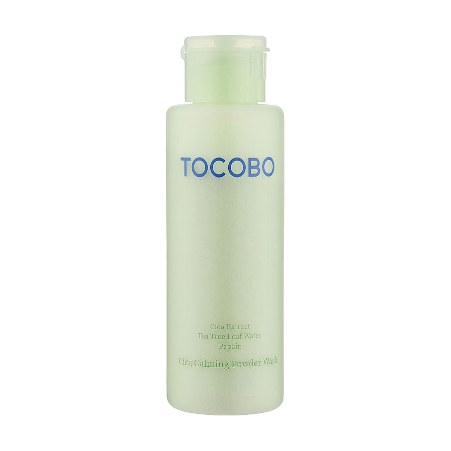 Ензимна пудра для обличчя Tocobo Cica Calming Powder Wash для глибокого очищення чутливої шкіри, 50 г